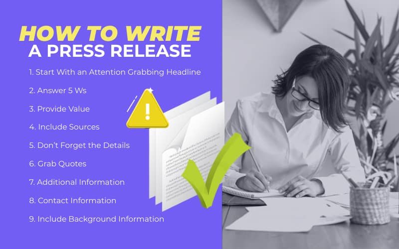 How To Write a Press Release: A Step-by-Step Guide (Template)